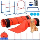Koiran agility-harjoitteluvälineet, 7-osainen sarja esteillä