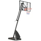 Lasten koripallorenka jalustalla Sportnow 111x70,5x350cm, musta väri