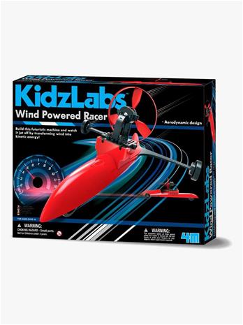 KidzLabs vinddriven junior röd 38-delad