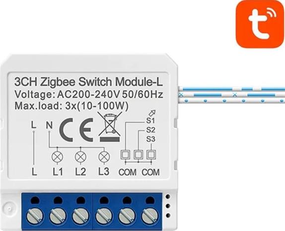 Avatto Smart Switch Module ZigBee LZWSM16-W3 No Neutral TUYA