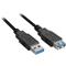 Sharkoon - USB extension cable - USB Type A to USB Type A - 1 m – kuva 3