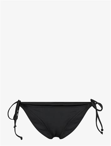 GANNI Recycled Core Solid String Bikini Briefs - Black - 34