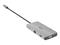 Club 3D 3.1 Gen1 USB-C 9-in-1 -hubi, Harmaa – kuva 3