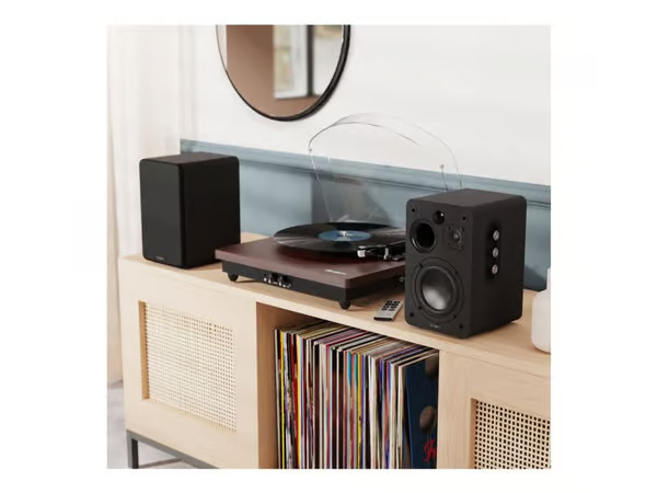 Majority D70X Active Bookshelf Speakers - Black – kuva 2/2