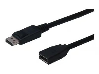 ASSMANN DisplayPort 1.2 Extension cable DP M (plug)/DP F (jack) 2m black