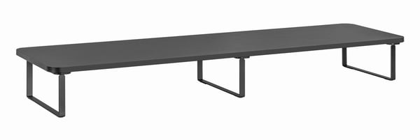 Gembird MS-TABLE2-01 stand - long rectangle - for 2 monitors / notebook - black – kuva 4/4