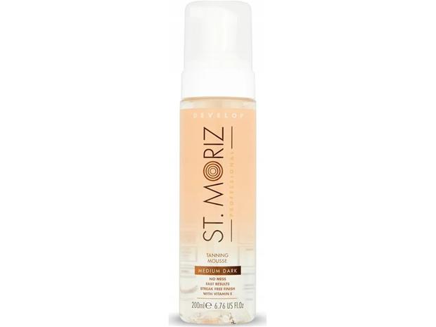 St.Moriz Professional Clear Tanning Mousse 200 ml – Medium Dark