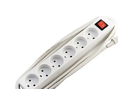 Thorkild Larsen 6-Socket White W/E W/S 1.5M