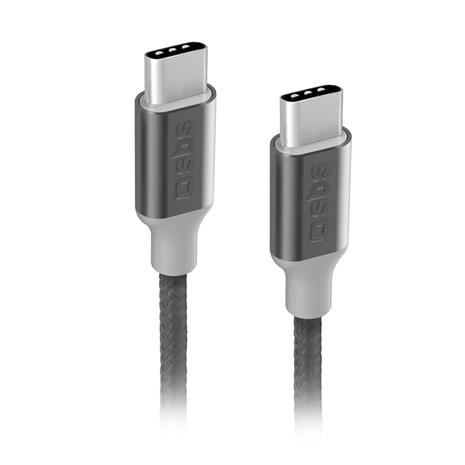 SBS TECABLETCC20BK USB-C Cable - USB-C 25W Power Delivery 1.5m - Gray