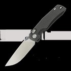 Kunwu Knives X-TAO - Satin - Carbon Fiber kääntöveitsi, musta