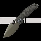 Kunwu Knives Verta Gringo - DLC - Carbon Fiber kääntöveitsi, musta