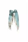 Mintunvärinen Fouta Rantapyyhe 90x170 cm - Konepestävä 30 C - 60% Puuvillaa, 40% Polyesteriä - 180 g/m²