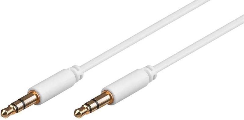 Microconnect AUDLL3W audio cable 3 m 3.5mm White