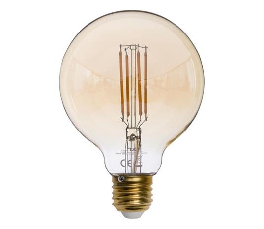 LED-polttimo AMBER G95 E27/6,5W/230V 3200K