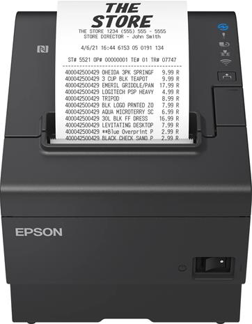 Epson TM-T88VII (132): USB, Eth, PowerUSB, Buzz, Black