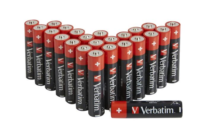 Verbatim â€“ Alkaline battery AA 24 pack (49505)
