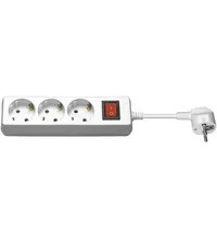 Pro Teho Socket x3 - Wh - Switch - 3m