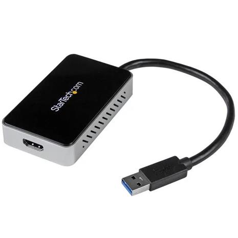 StarTech.com USB 3.0 to HDMI External Video Card Adapter with 1-Port USB Hub ekstern videoadapter