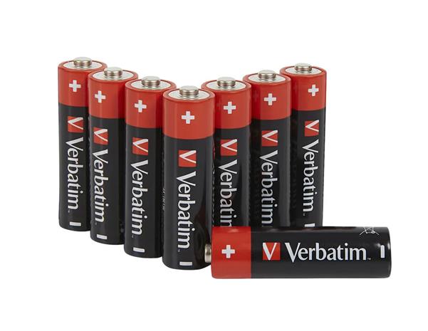 Verbatim â€“ Alkaline battery AA 8 pack (49503)