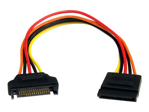 StarTech.com 15 pin SATA Power Extension Cable SATAPOWEXT8