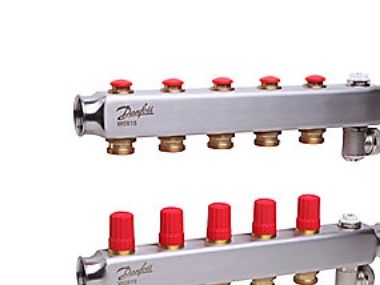Danfoss floor heating manifold 5+5 SSM