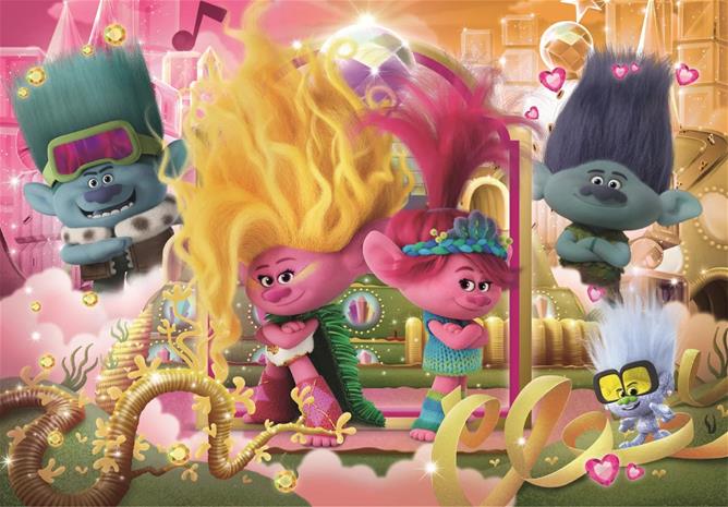 Clementoni Puzzle Trolls 3 104 pieces Lattia