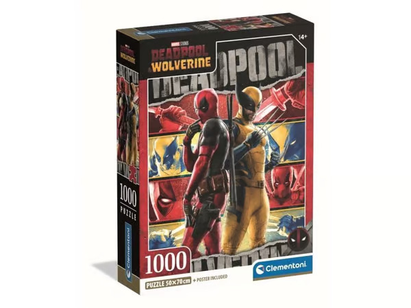 Clementoni Marvel Deadpool 1000p palapeli (Compact Box) – kuva 3/3