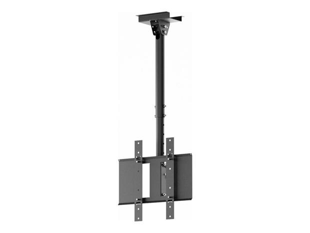 HI-ND mounting component - for flat panel - black - Max 25 kg - recommended for 65"
