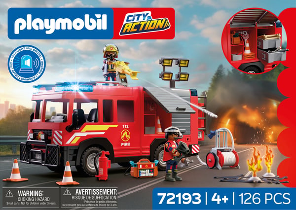 Playmobil Feuerwehr-Rüstfahrzeug 72193