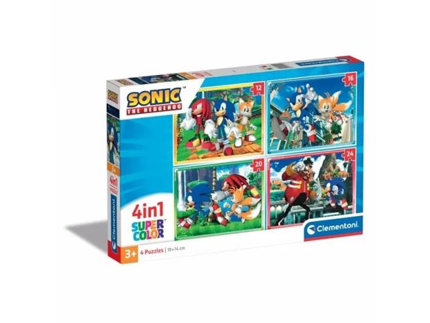 Clementoni Puzzles Sonic 4in1 Lattia