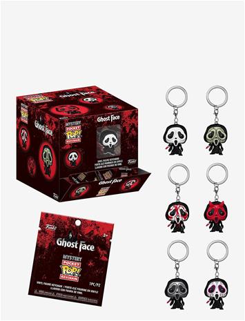FUNKO Funko Pop Keychain Ghost Face 12Pc Pdq Blind - MULTI COLOUR - One Size