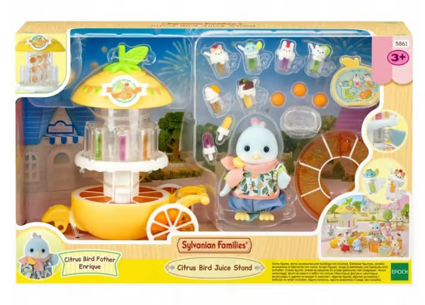 Sylvanian Families - Citrus Bird Juice Stand (5861) – kuva 4/4