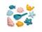 Ecoiffier Shell Sand Molds with Shovel 9 pcs. – kuva 2