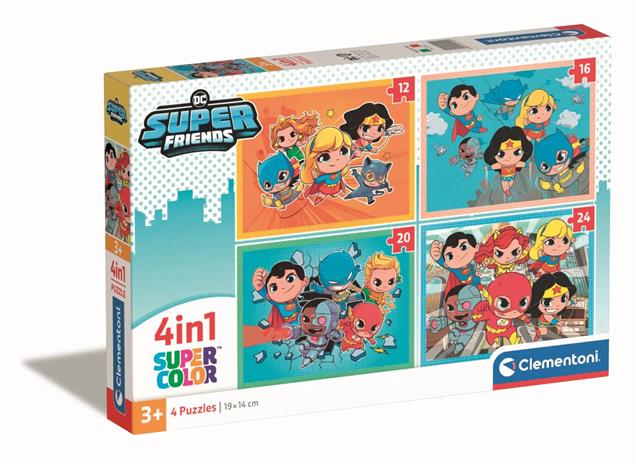 Clementoni DC Superfriends 4in1 Palapeli – kuva 5/5