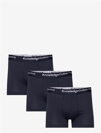 KnowledgeCotton Apparel Anker 3-Pack Underwear Total Eclipse - L