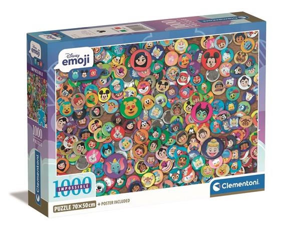 Palapeli Clementoni 1000 Compact Disney Emoji 39829