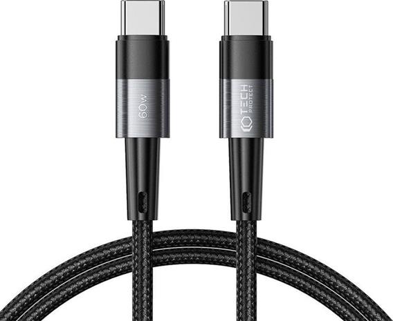 Tech-Protect UltraBoost USB-C / USB-C PD 60W 3A 1m Cable - Grey – kuva 3/3
