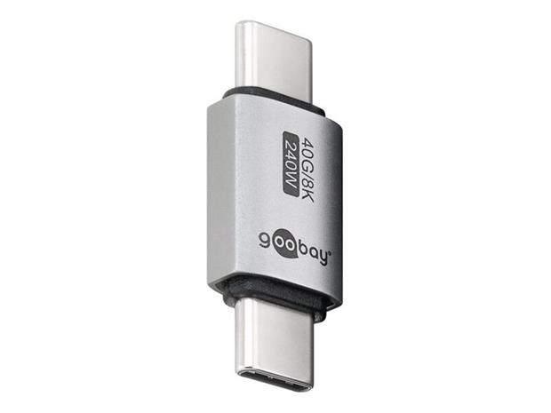 Pro USB-C - USB4 - Straight - adapter - silver