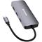 Verbatim CMH-09 USB Type-C 10000 Mbit/s Silver – kuva 3