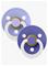 BIBS - Pacifier Colour 2 PACK - Hush GLOW/Grape GLOW - Size 3 – kuva 3