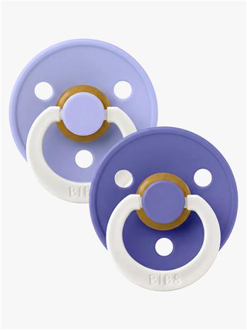 BIBS - Pacifier Colour 2 PACK - Hush GLOW/Grape GLOW - Size 3