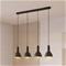 Arcchio Cosmina -riippuvalo, 4-lamp., musta – kuva 7