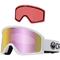 Dragon DX3 OTG, laskettelulasit, white – kuva 3