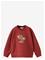 MANGO Oversized Sweatshirt With Embossed Pattern - DARK RED - 4-5 – kuva 1