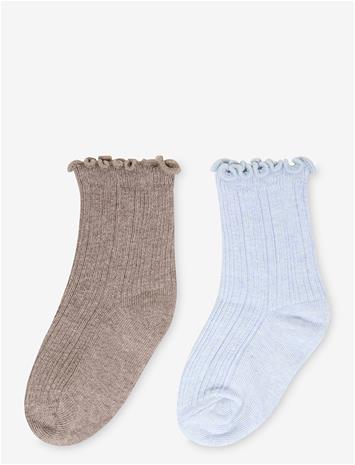 MANGO 2 Pack Ribbed Socks - LT-PASTEL BLUE - 94 – kuva 3/3