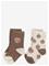 MANGO 2-Pack Teddy Bear Print Socks - BROWN - 104 – kuva 1