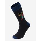 LINDBERGH Christmas Bamboo Sock - DK BLUE - 40-47