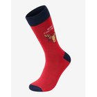 LINDBERGH Christmas Bamboo Sock - CLEAR RED - 40-47