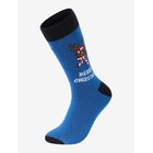 LINDBERGH Christmas Bamboo Sock - BLUE - 40-47