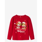 NAME IT Nmfsasa Paw Ls Top Cplg - BARBADOS CHERRY - 98